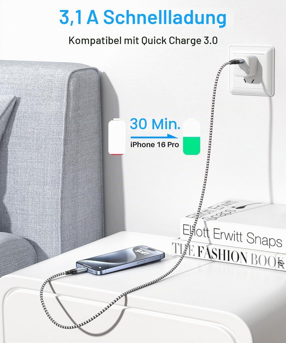 Detalle 2 de USB-C zu USB-A 3.2 Gen 2 Kabel 1,8 m