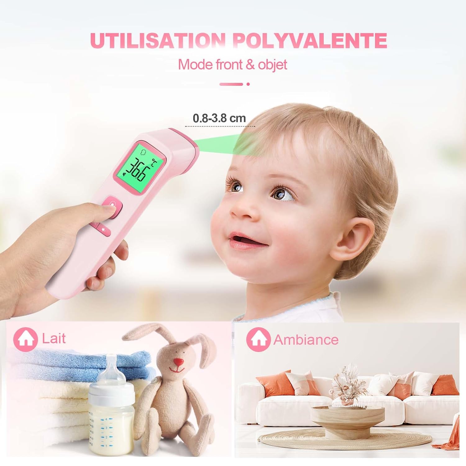 Thumbnail 3 de Viproud Thermomètre frontal sans contact