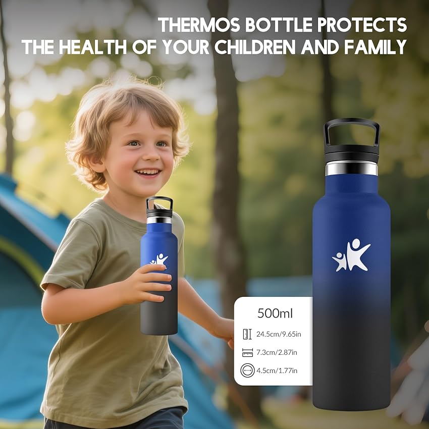 Thumbnail 4 de HoneyHolly Botella Agua Niños 500 ml termo inoxidable