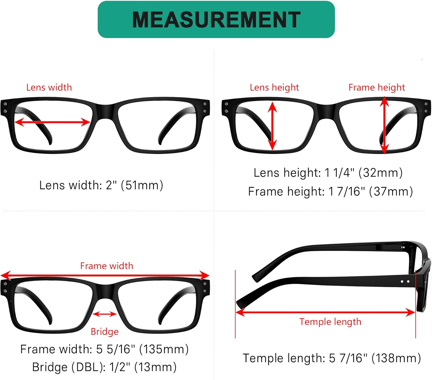 Thumbnail 4 de Eyekepper Lesebrille 5er Pack mit 51 mm