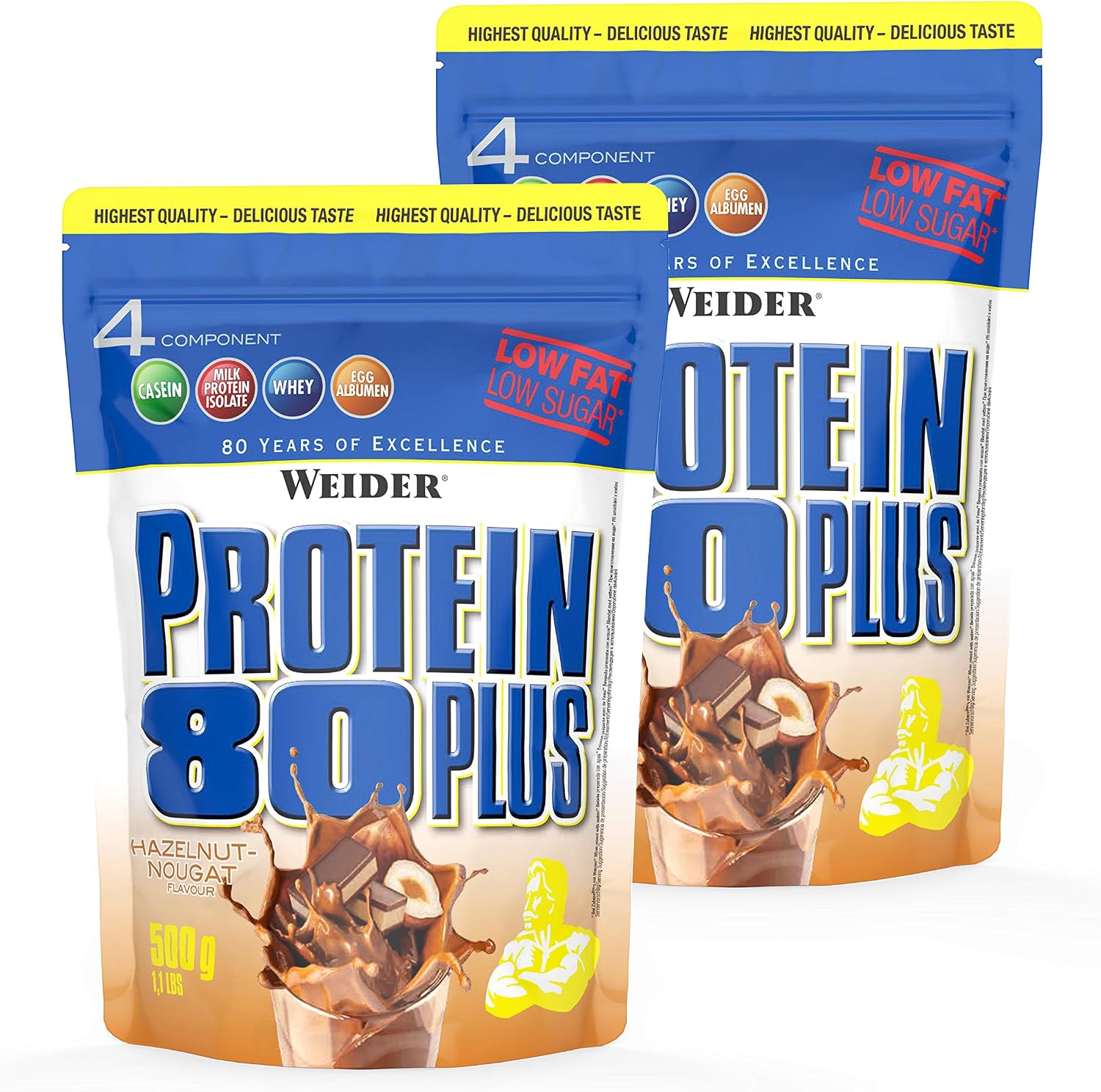 Thumbnail 6 de Weider Protein 80 Plus Proteinpulver 500 g 🍶