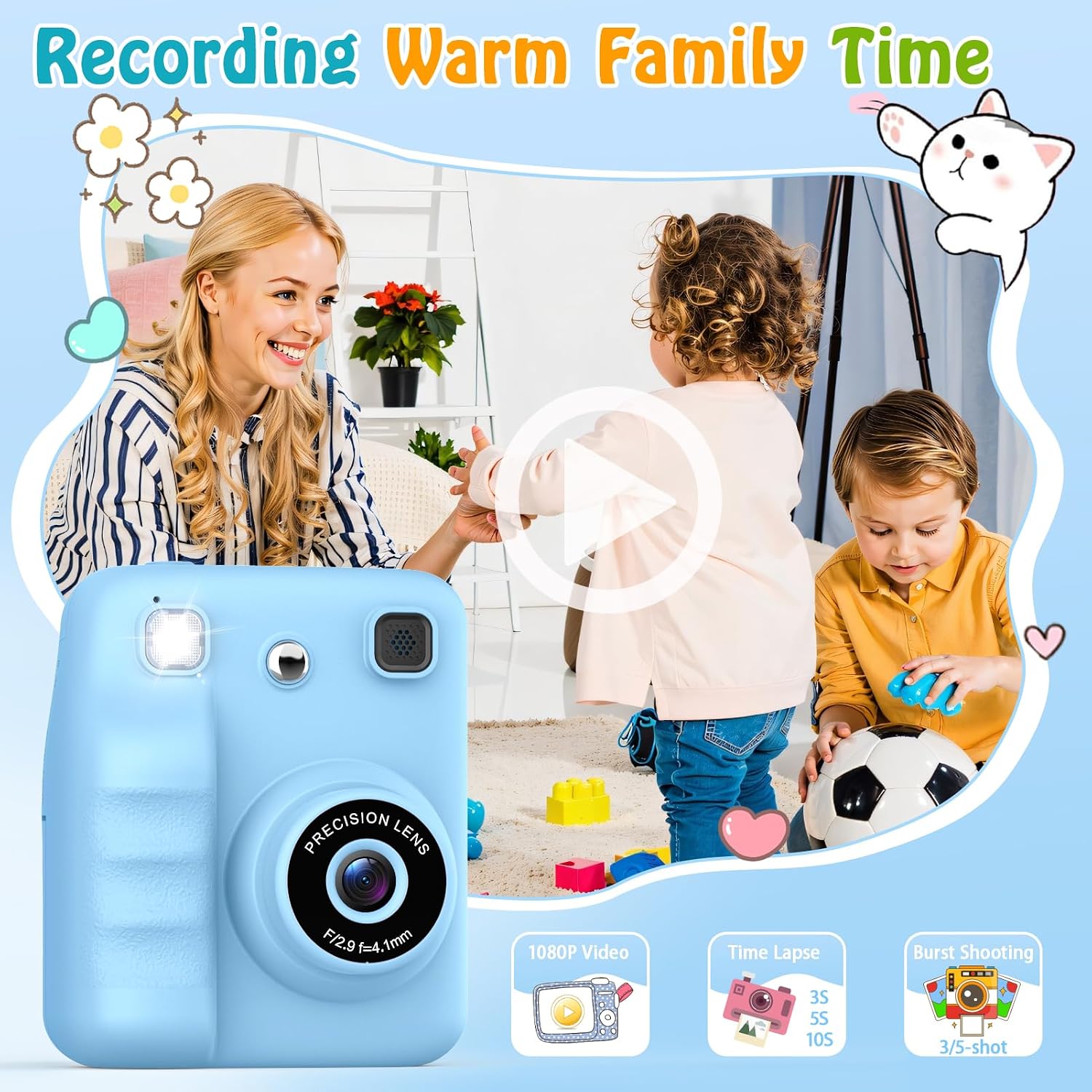 Detalle 2 de Yidoroye Kids Instant Print Camera 32GB