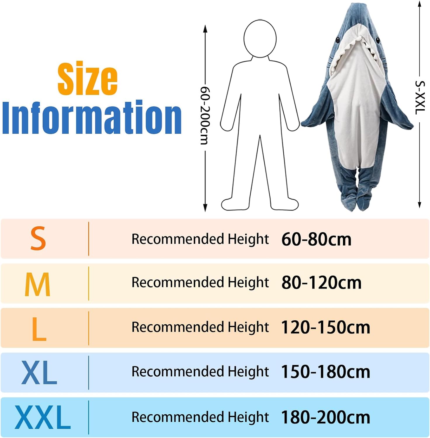 Thumbnail 4 de QUSLLIS Shark Blanket - Couverture de Requin en Flanelle Douce avec Capuche