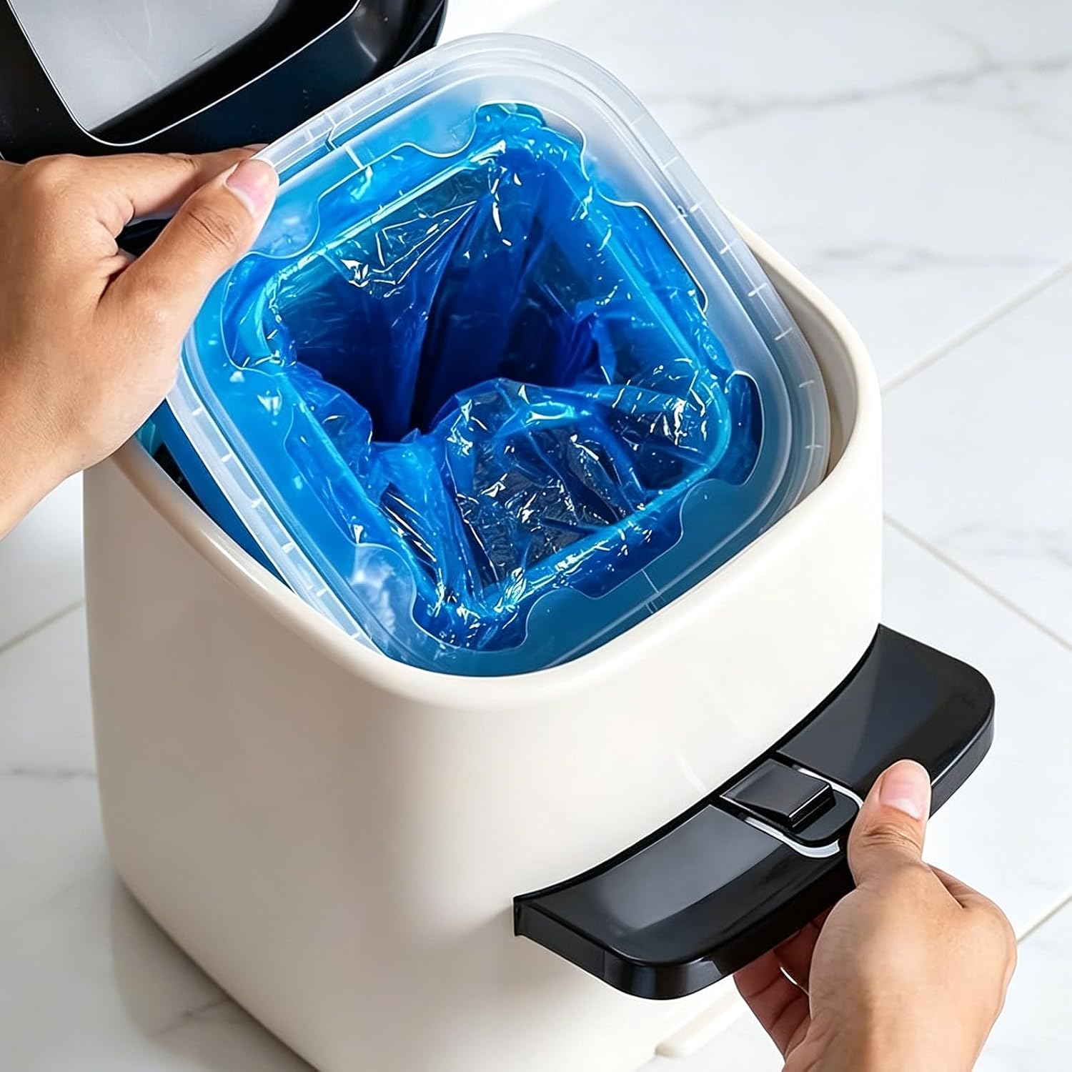 Thumbnail 6 de 12 Pack Nappy Bin Refills (4.5m) – Tear-Resistant Diaper Pail Bags for Most Cans