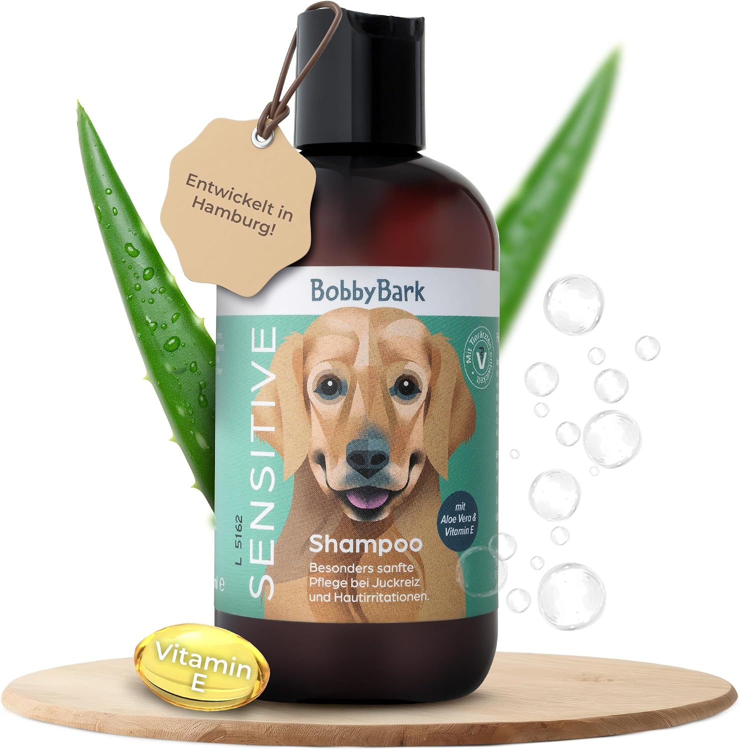 Bobby Bark Sensitiv Hundeshampoo – Parfümfrei, pH-neutral, 250 ml