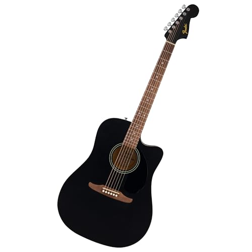 Fender California Debut Redondo CE Dreadnought Electro-Acoustic – Black