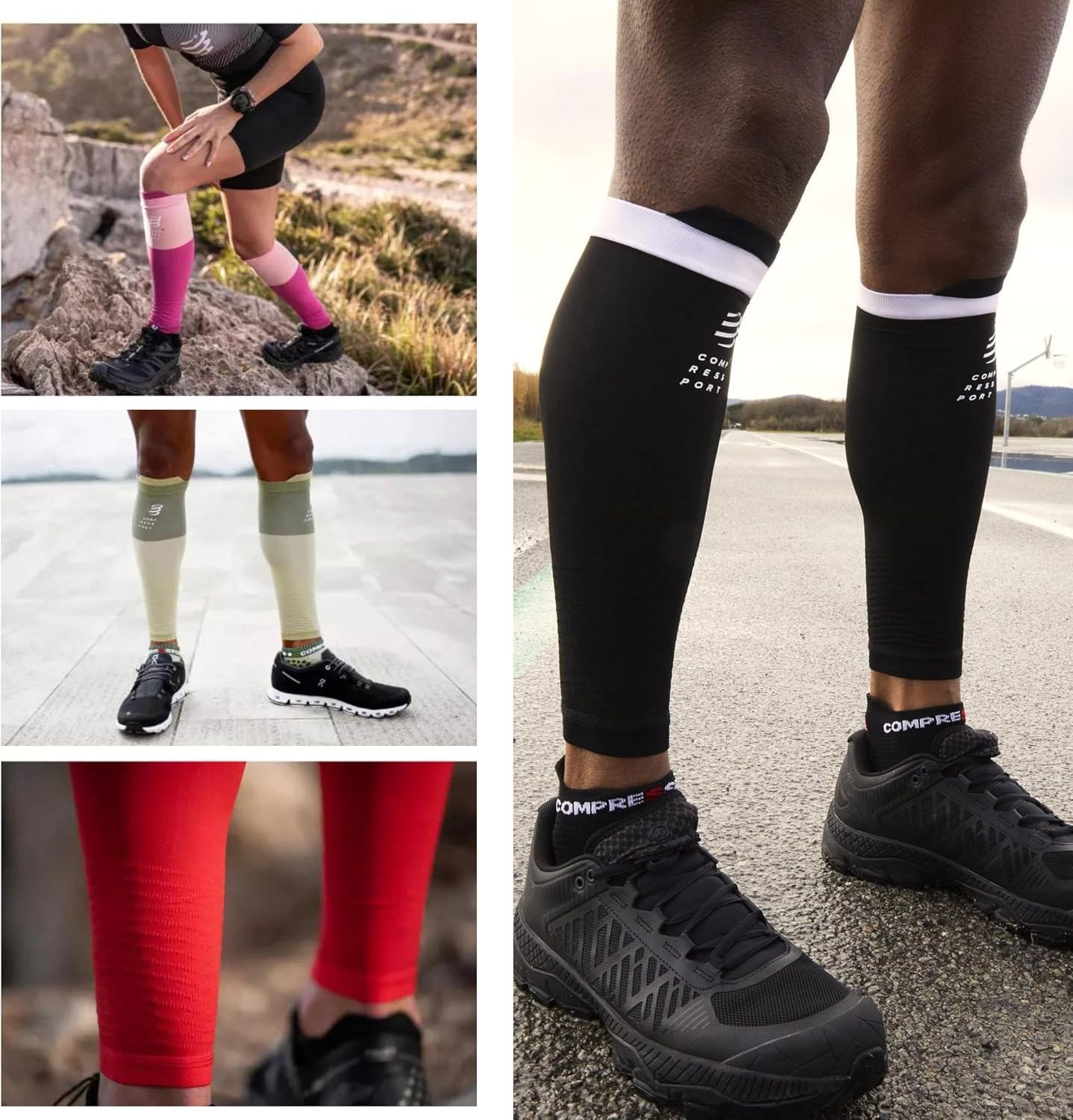 Detalle 2 de Compressport R2V2 – opaski kompresyjne na łydki, ultralekkie i antystatyczne