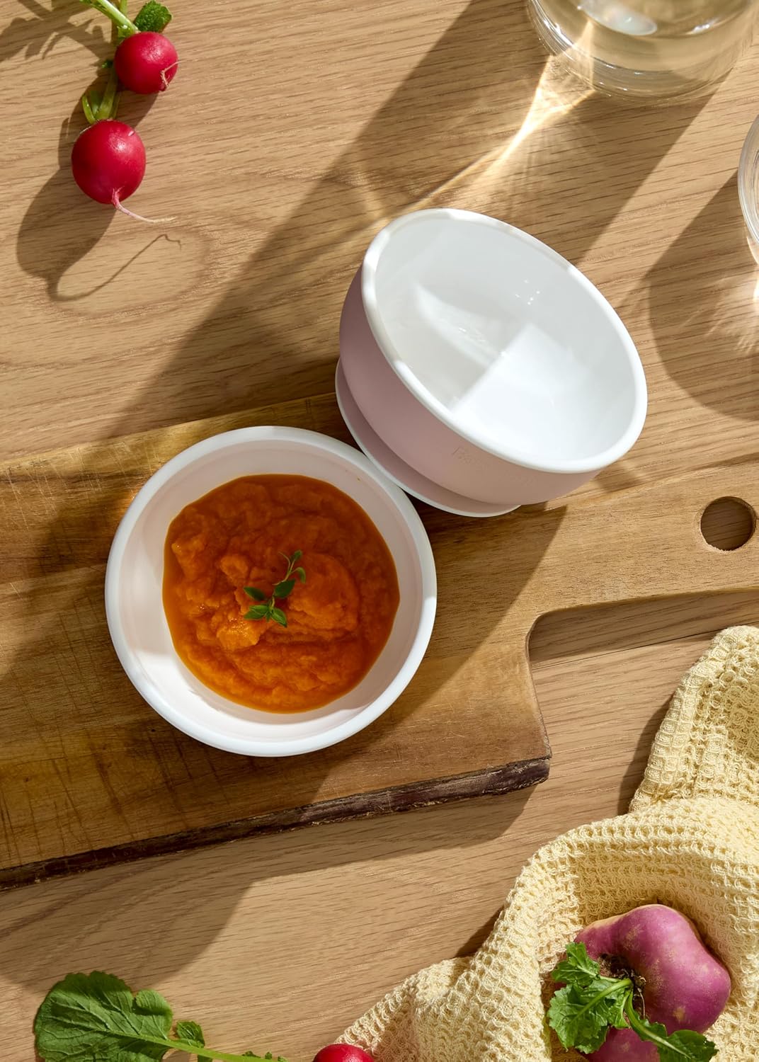 Thumbnail 1 de BabyBjörn Lot de 2 bols pour bébé Rose pastel (sans BPA, sans PVC)