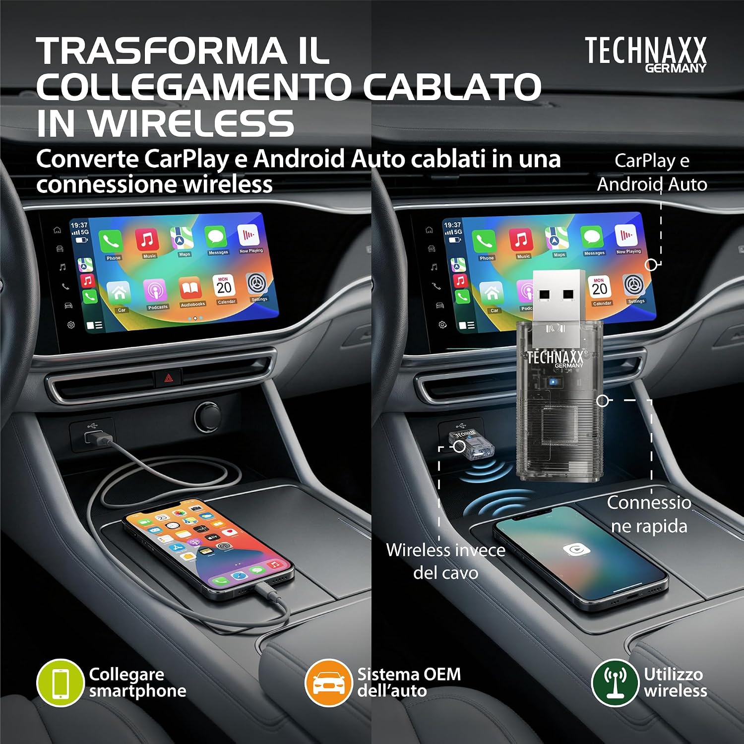 Thumbnail 1 de Technaxx TX-346 Adattatore Usb Wireless 21×50 mm
