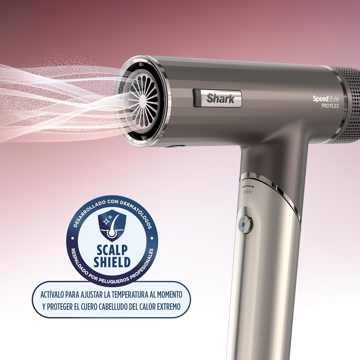 Detalle de Shark HD542EU SpeedStyle Pro FLEX Secador de Pelo Iónico