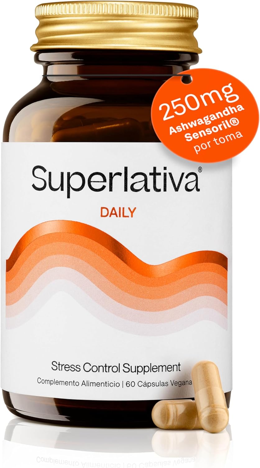 Detalle de Superlativa Daily Electra Ashwagandha Sensoril 60 cápsulas