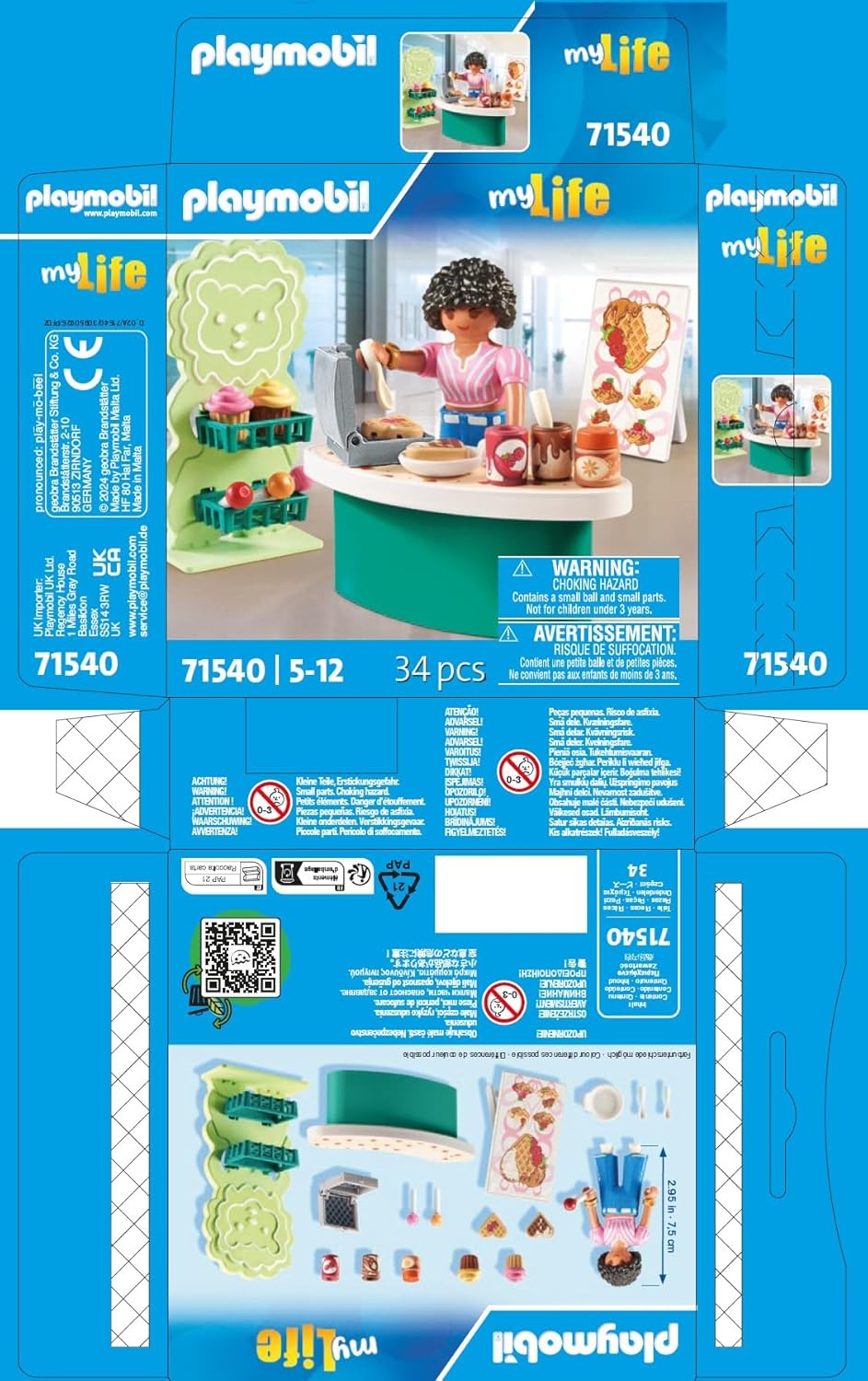 Thumbnail 6 de PLAYMOBIL MyLife Süßigkeitenstand 71540 – Spielzeug für Kinder ab 5 Jahren
