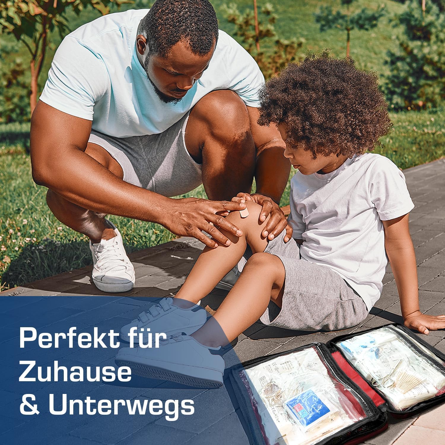 Detalle de Active Era Premium Erste Hilfe Set – 180-tlg. Notfallkasten für Zuhause, Reise & Outdoor