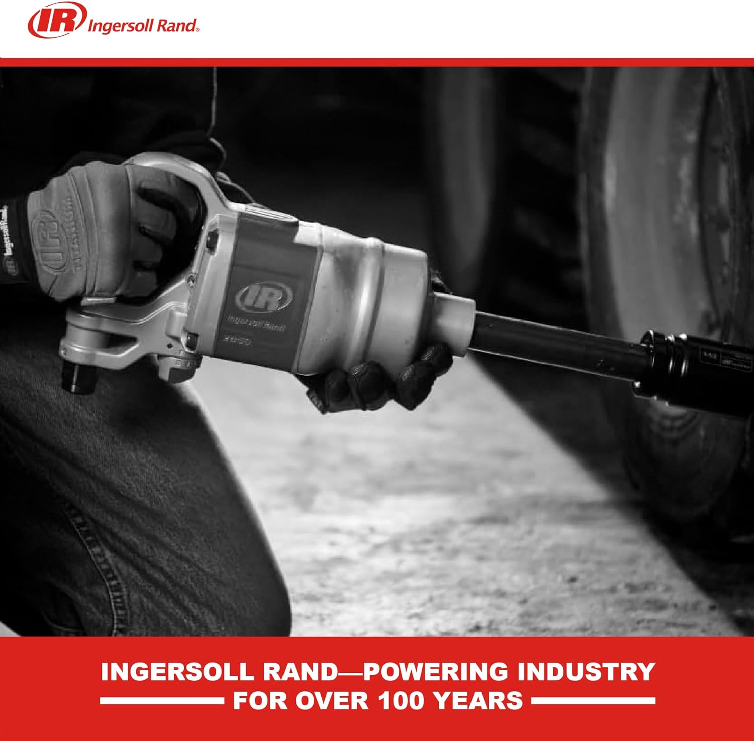 Detalle de Ingersoll Rand 2850MAX-6 Clé à Chocs Pneumatique 1" – Enclume Allongée, Extension 6