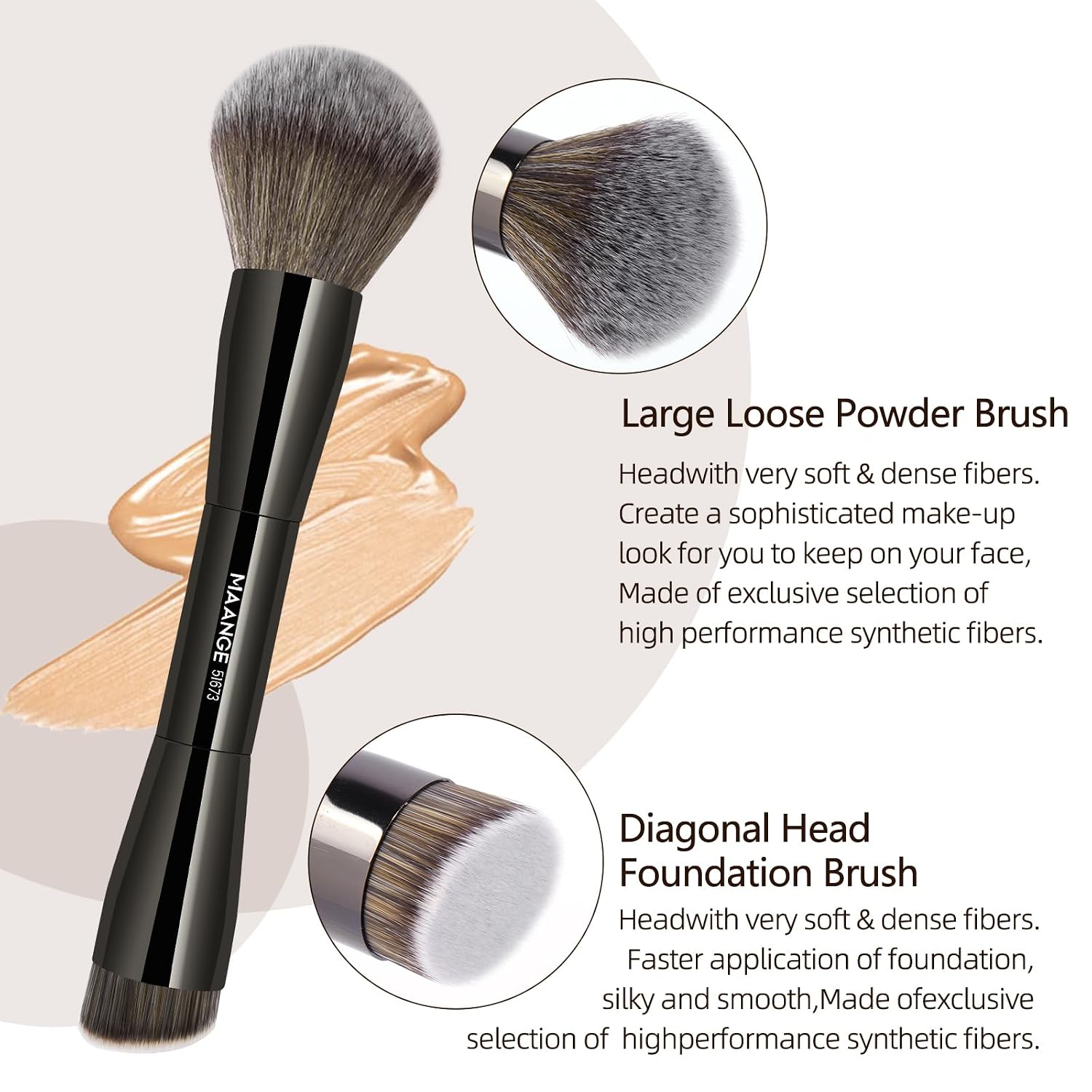 Detalle 1 de MAANGE 20 Pcs Makeup Brushes Set ๐