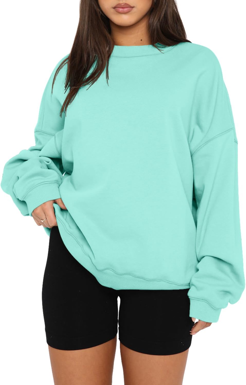 Thumbnail 1 de CHICZONE Womens Sweatshirts Crew Neck Pullover: Comfy Casual Knitwear for Autumn and Winter