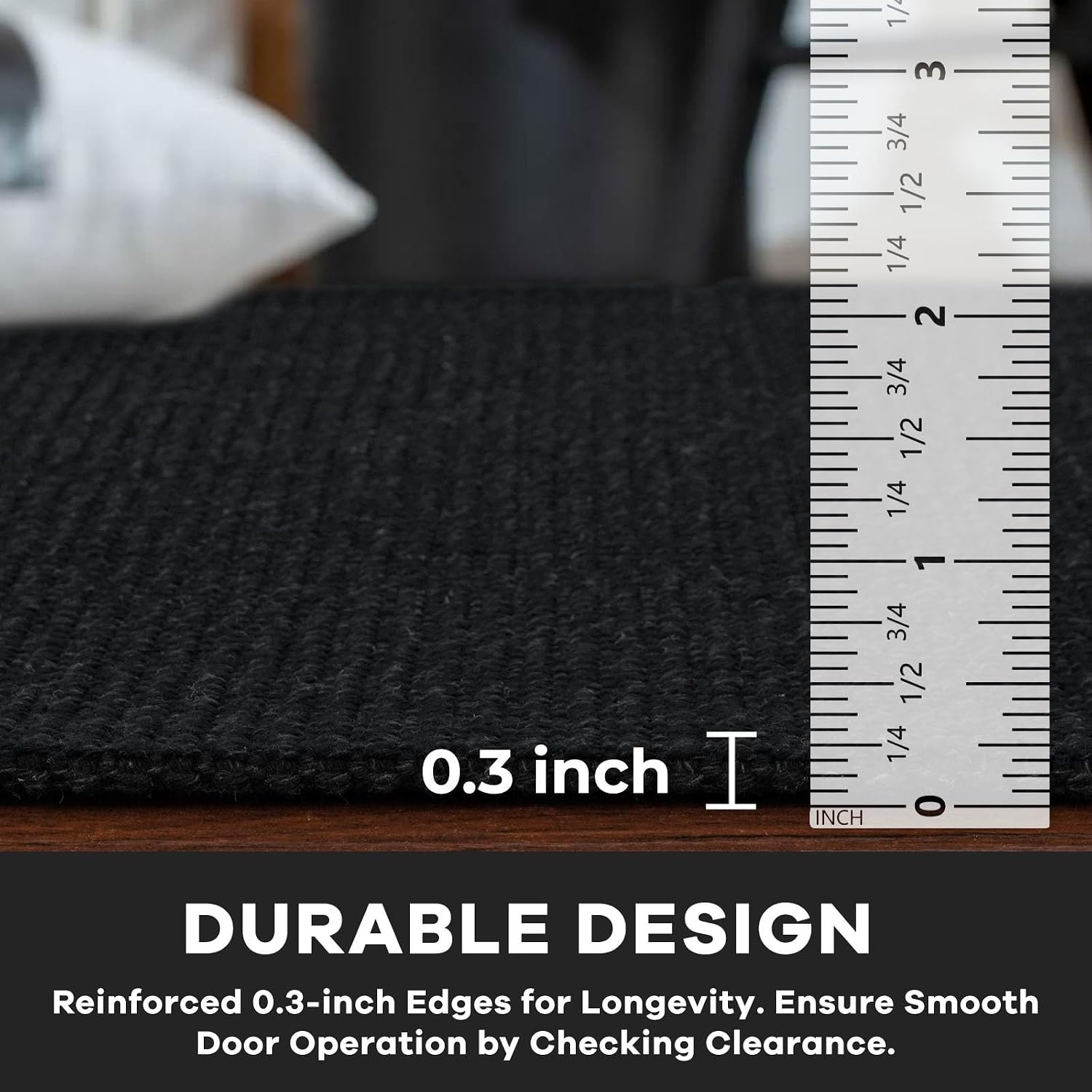 Thumbnail 3 de KOZYFLY Washable Area Rug 2x3 ft Non-Slip Entryway Rug