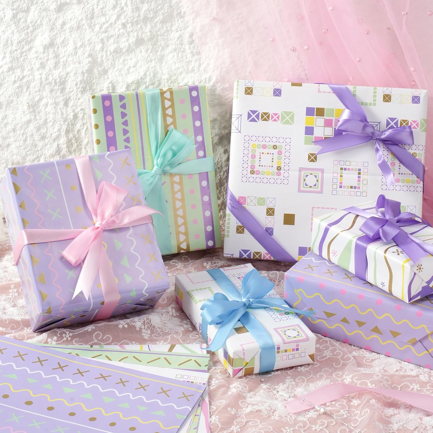 Thumbnail 4 de Juertime Gift Wrap Paper Set, 20 x 28 Inch