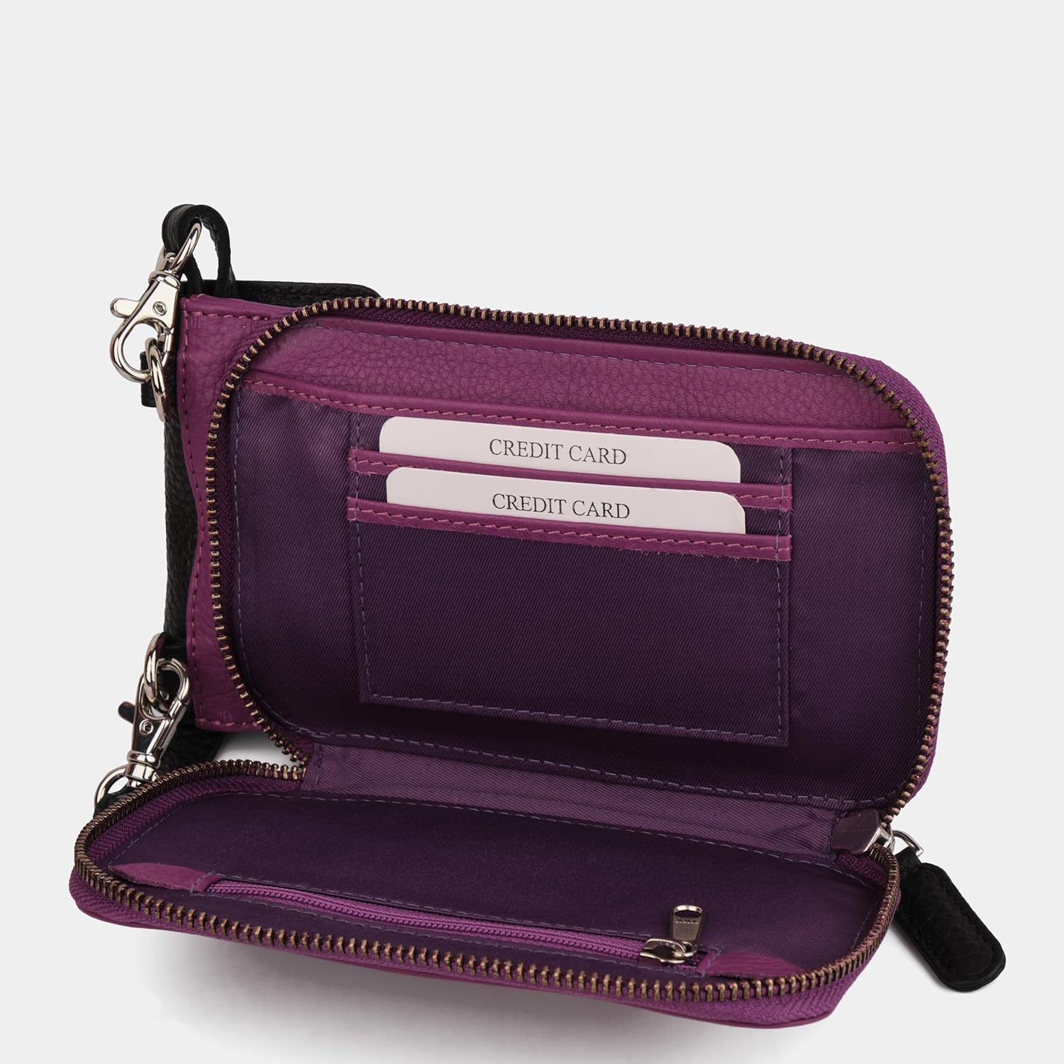 Thumbnail 2 de WASAMA Sidekick Leather Crossbody Phone Bag for Women