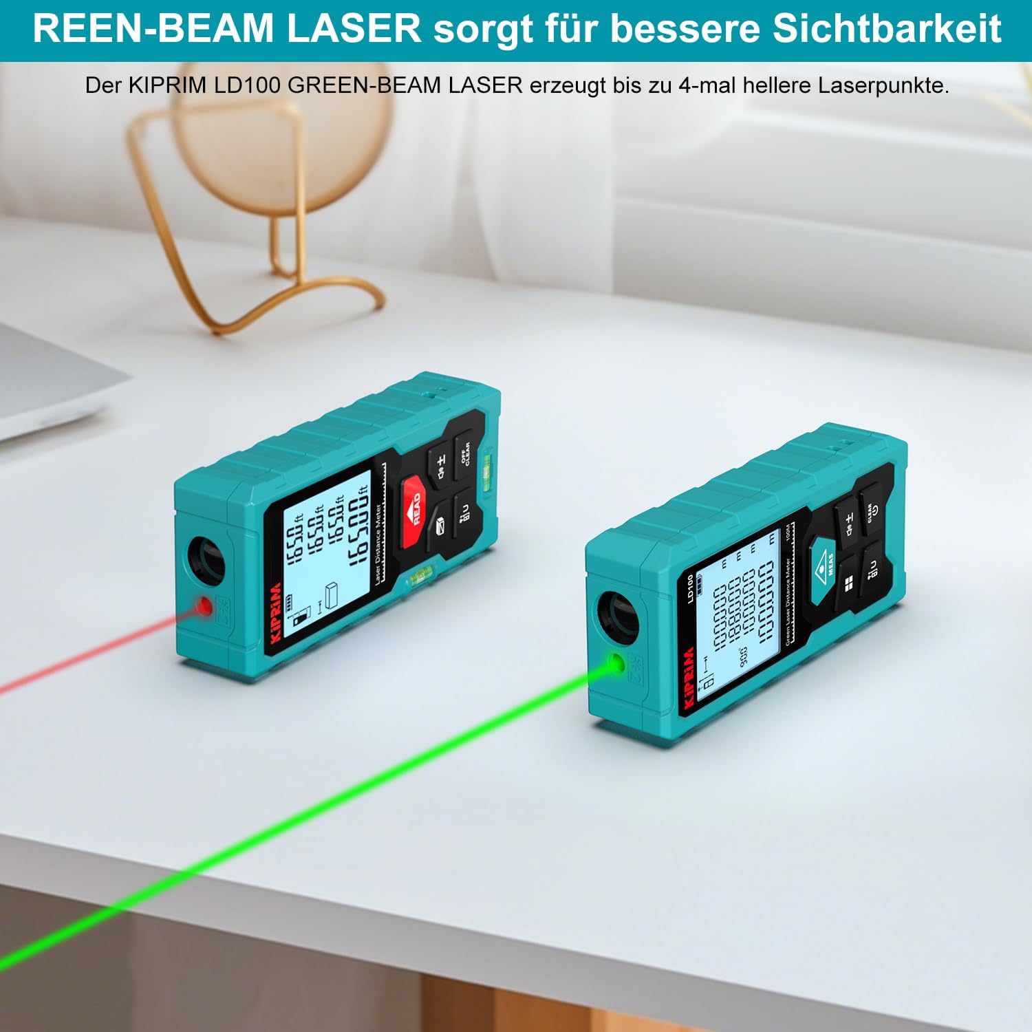 Thumbnail 1 de Kiprim Laser-Entfernungsmesser Grün 100 m