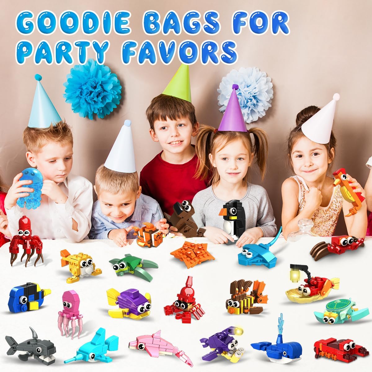 Detalle 2 de HOGOKIDS 24 Pack Building Set — 629 PCS blocks