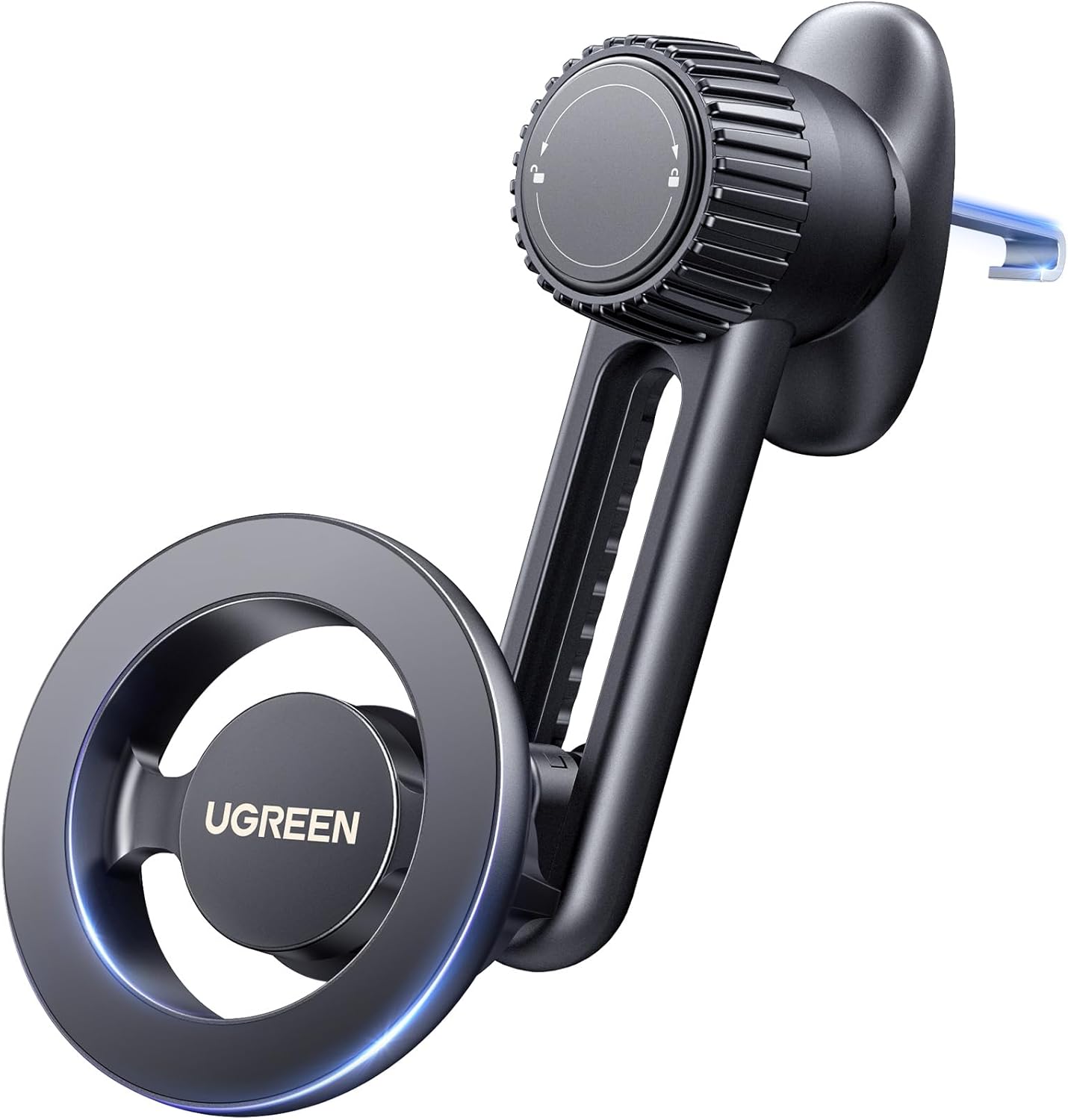 Detalle de UGREEN Supporto Telefono Auto Magsafe con staffa magnetica, altezza regolabile e rotazione 360°