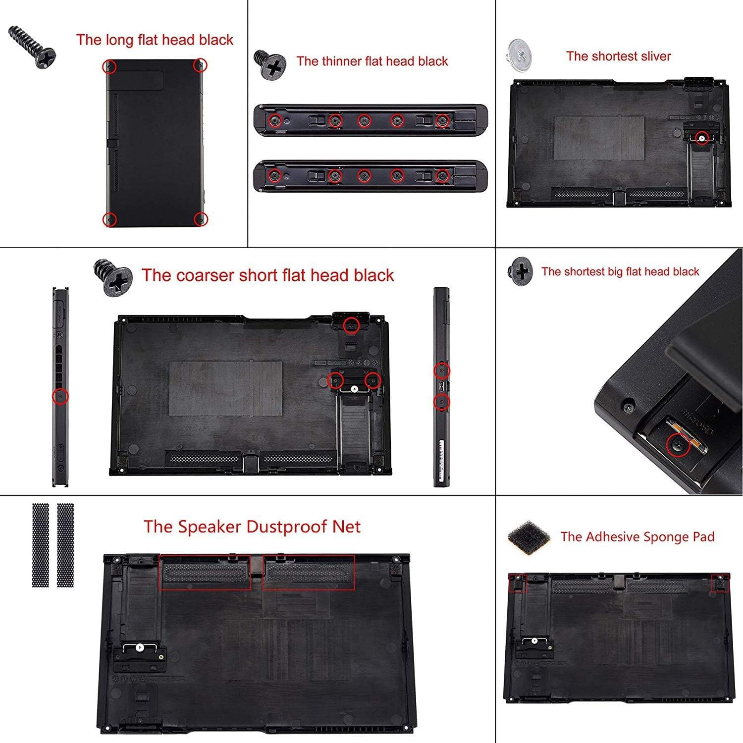 Detalle de eXtremeRate jasnofioletowa obudowa do Nintendo Switch i Joy-Conów z ABS