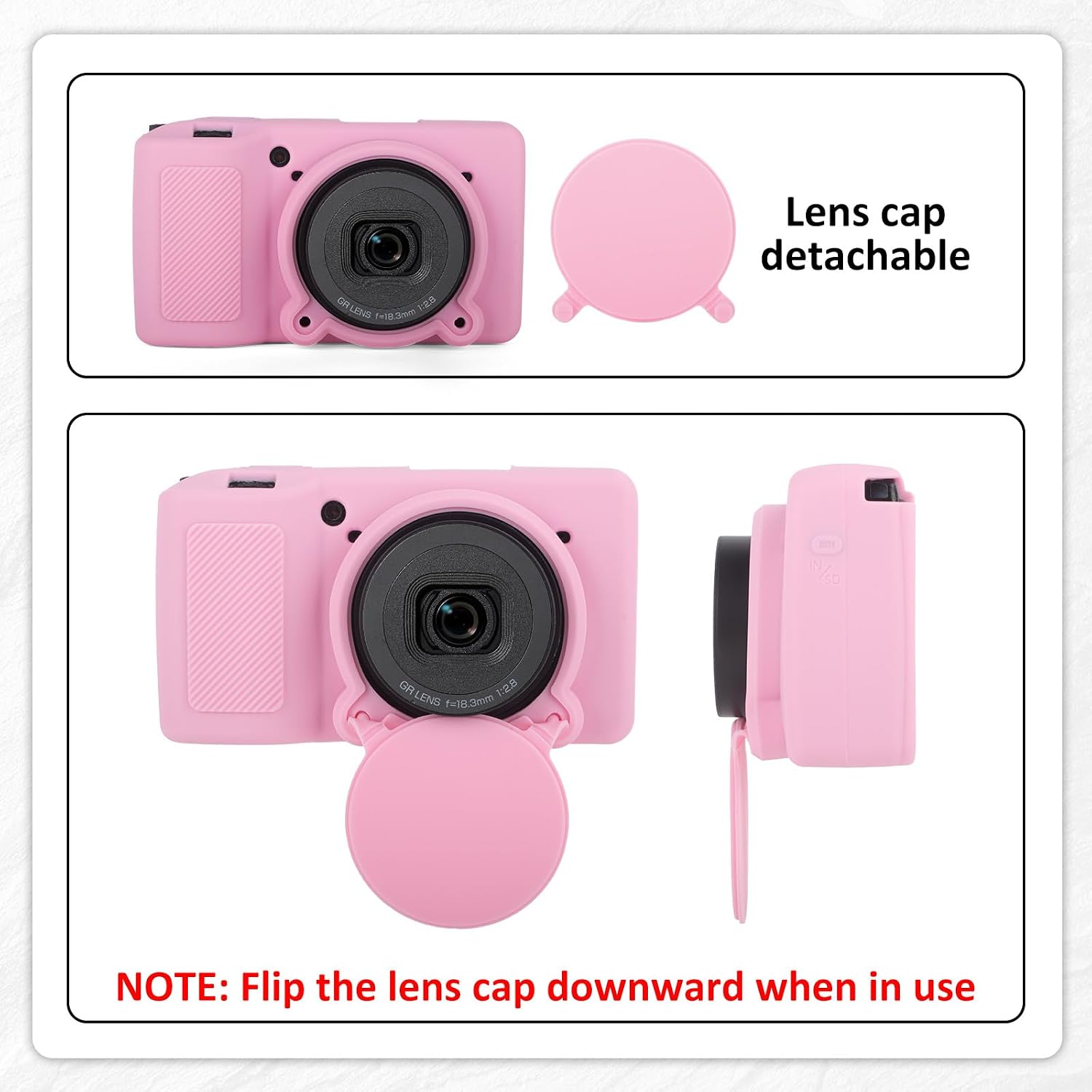 Thumbnail 3 de Rieibi Silicone Case for Ricoh GR IV (GR4) with Tempered Glass Screen Protectors: Practical Protection for Everyday Shooting