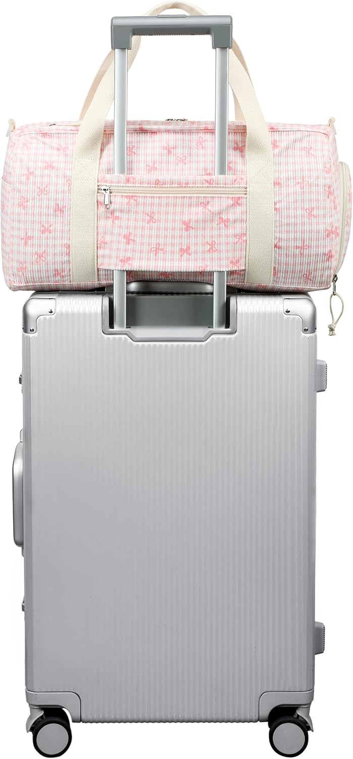 Thumbnail 6 de Sporttasche Kinder Schwimmtasche mit Nass- und Schuhfach – Rosa Schmetterlingsknoten, 46 L x 22 W x 23 H cm