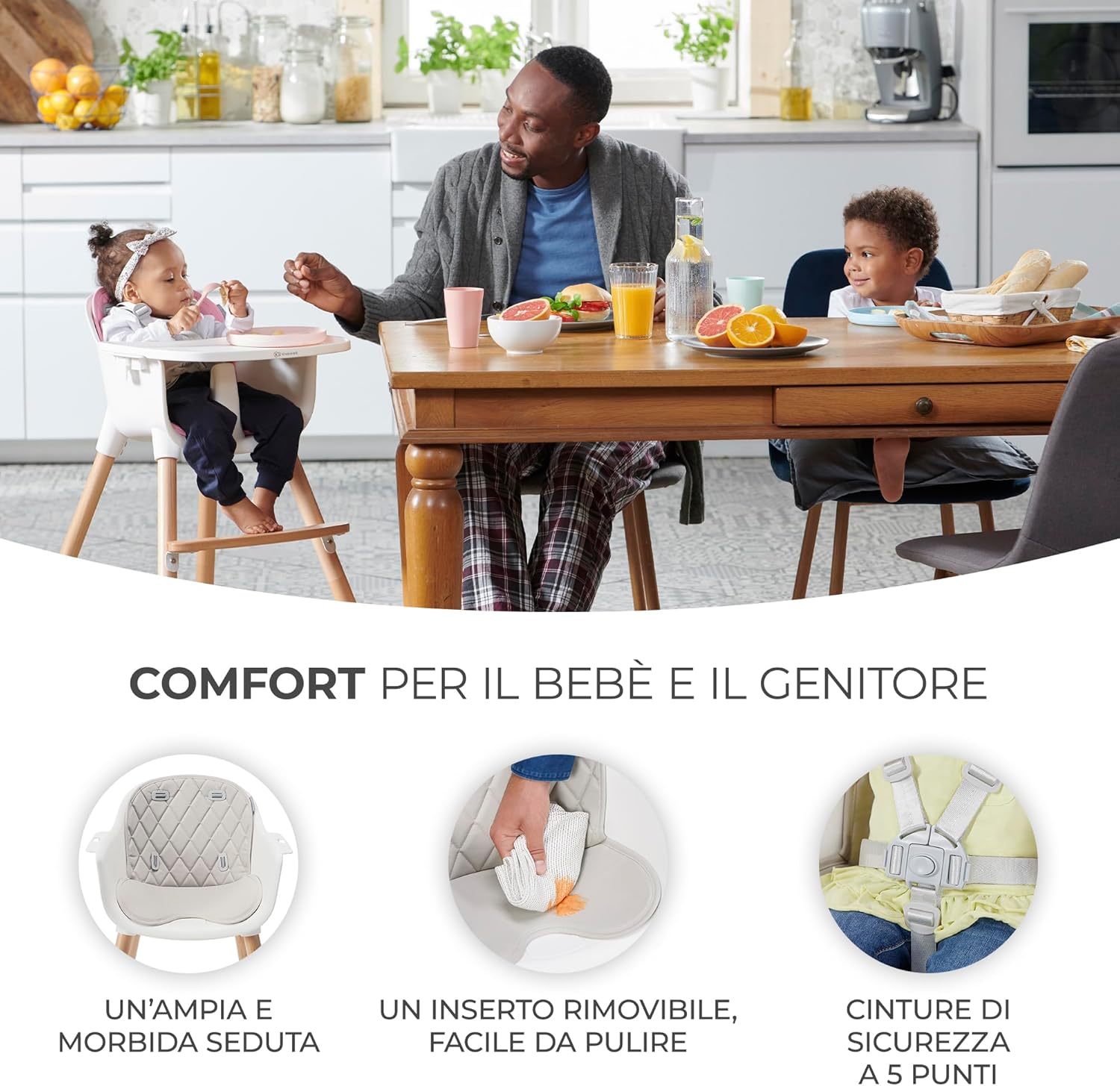 Thumbnail 6 de Kk Kinderkraft Seggiolone Pappa Sienna: seggiolino pappa 6–36 mesi, trasformabile in sedia