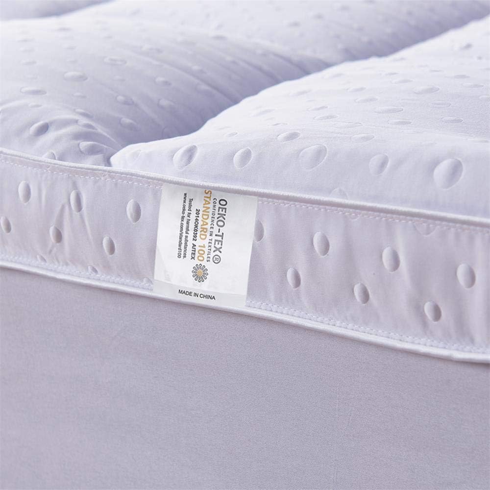 Detalle de Bedecor 4cm 3D-microvezelmatrastopper 180 x 200 cm, extra zacht en ademend