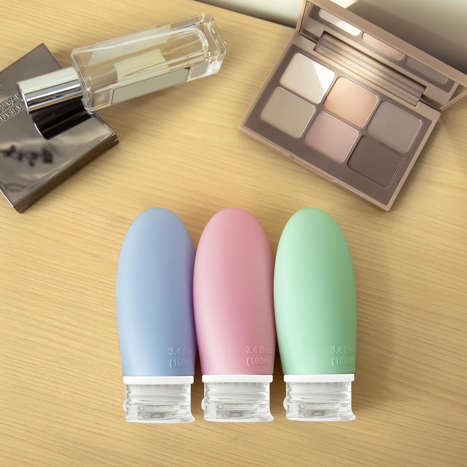 Thumbnail 5 de Opret 100ml Silicone Travel Bottle (3-pack) for toiletries – leak-proof, BPA-free, TSA-approved