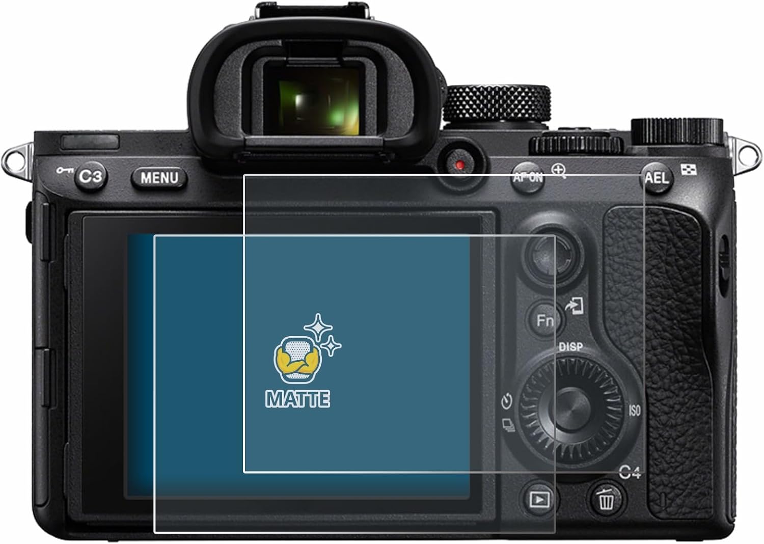Detalle de BROTECT Pellicola Protettiva Opaca per Sony Alpha 7 III / 7R II / 7S II (2 Pezzi)