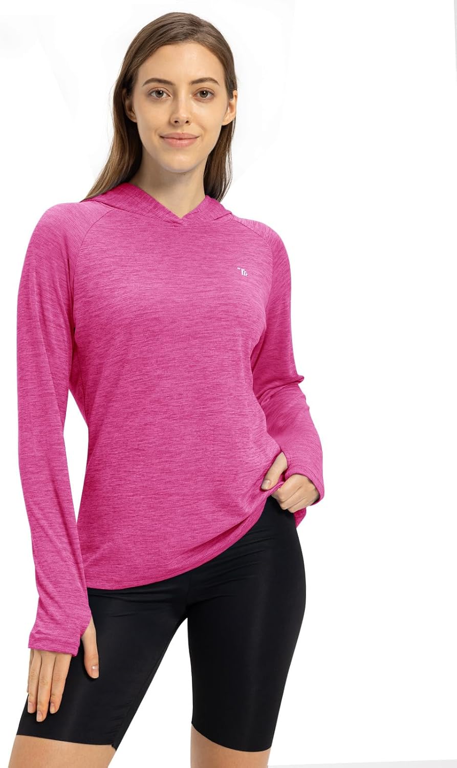 Detalle de TBMPOY Women’s UPF 50+ Sun Protection Hoodie Long Sleeve (Lightweight UV Shirt)
