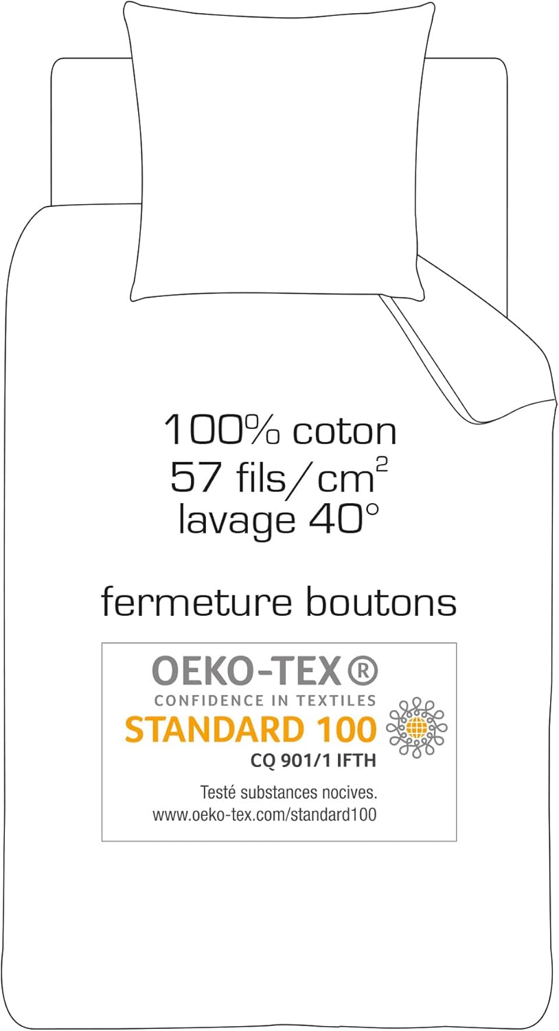 Thumbnail 5 de MATT & ROSE Parure de lit enfant Explore Space en 100% coton 140x200 (bleu)