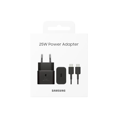 Detalle 1 de Samsung Travel Charger 25W EP-T2510X PD 3.0 con cable Type-C a Type-C (1 m) – versión EU