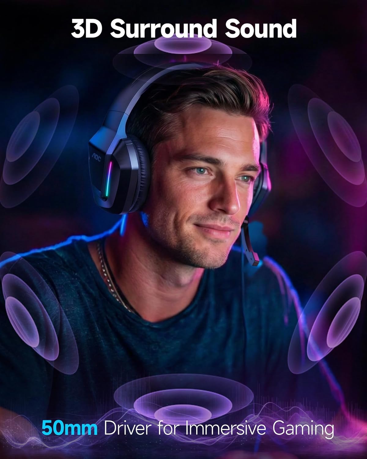 Thumbnail 1 de AOC Gaming Headset PS5 PC