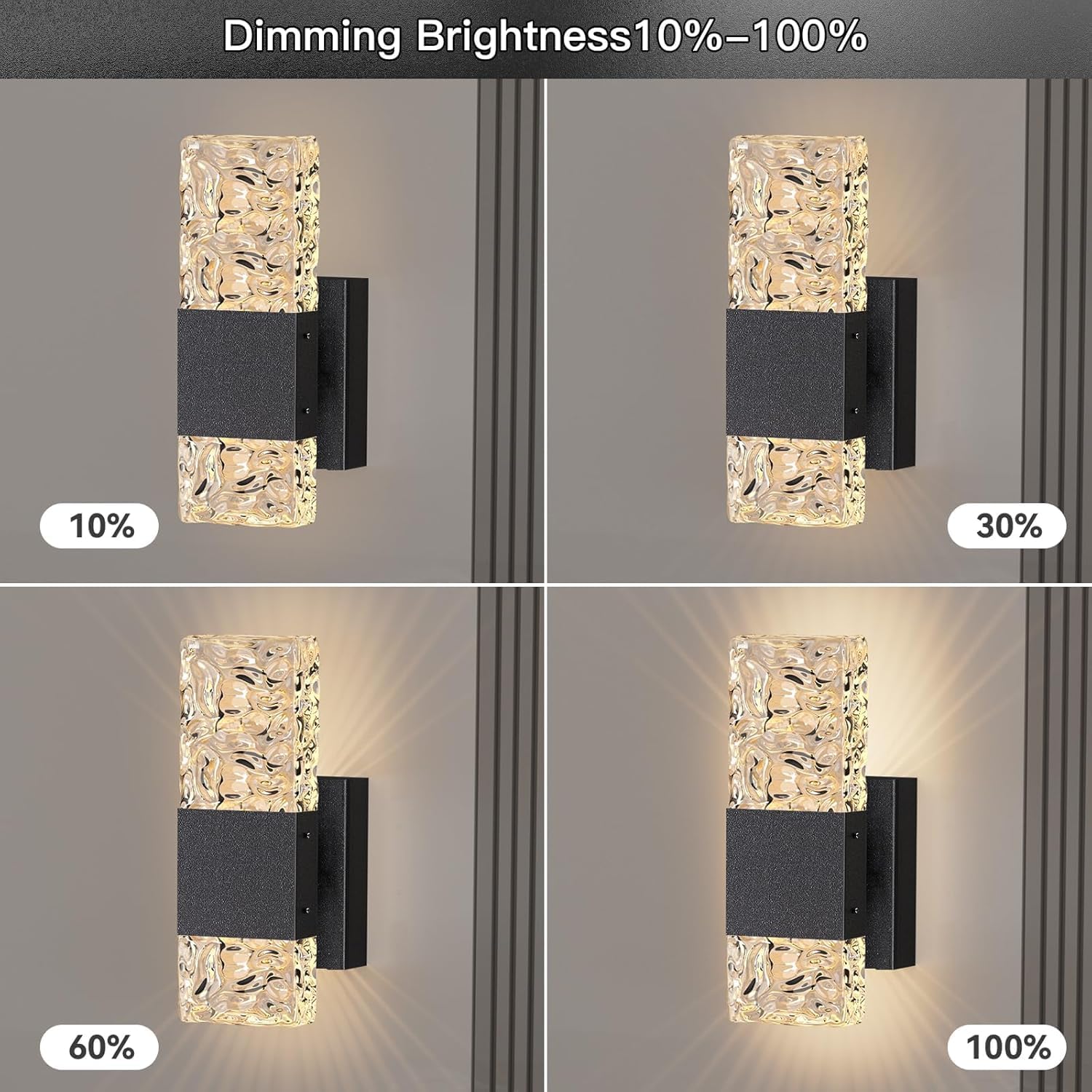 Detalle 2 de Camuucci rechargeable wall sconce, 9.3-inch