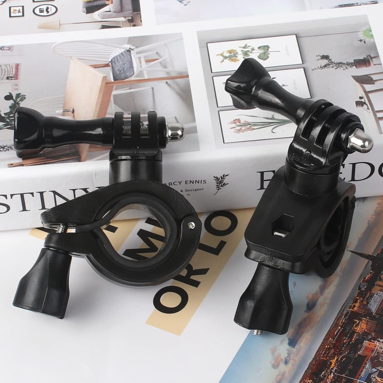 Thumbnail 6 de TOTSUN 2PCS Camera Motorcycle Mount for Hero and More: Practical Handlebar Mounts