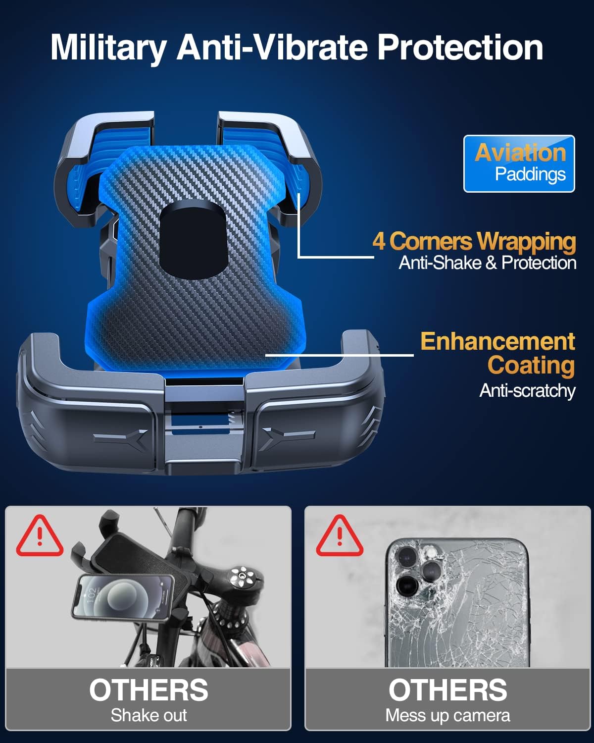 Thumbnail 3 de Bovemanx Motorcycle Phone Mount 7.2"