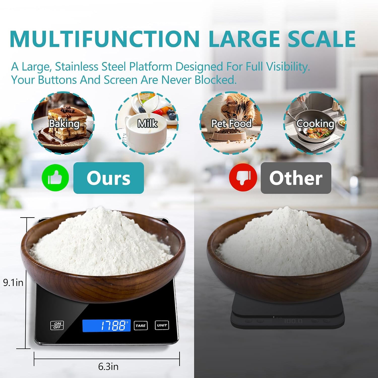 Thumbnail 6 de Digital Kitchen Scale 15kg