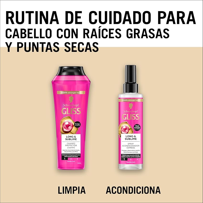 Thumbnail 6 de Schwarzkopf Gliss Long & Sublime Acondicionador express 6×200 ml