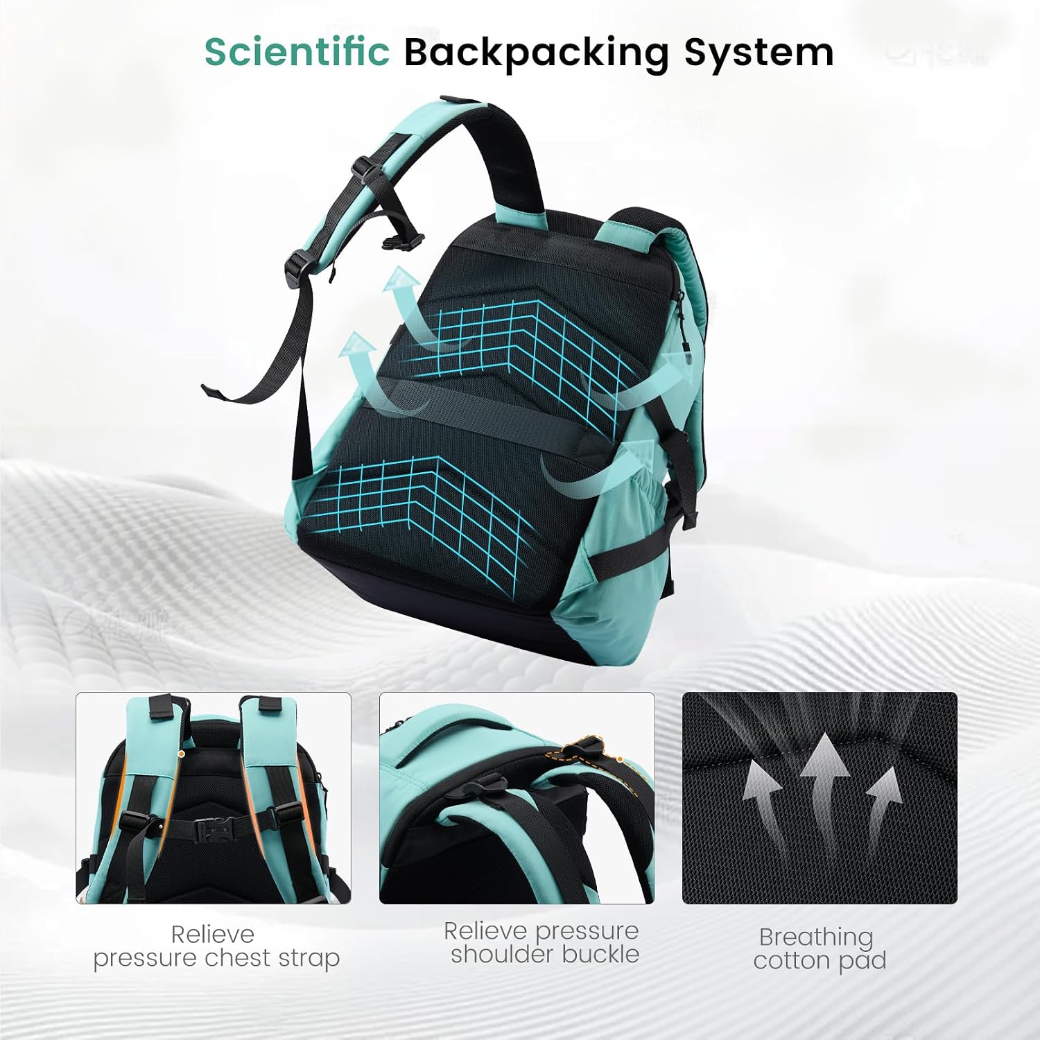 Detalle 1 de LOVEVOOK Laptop Backpack 17.3-Inch