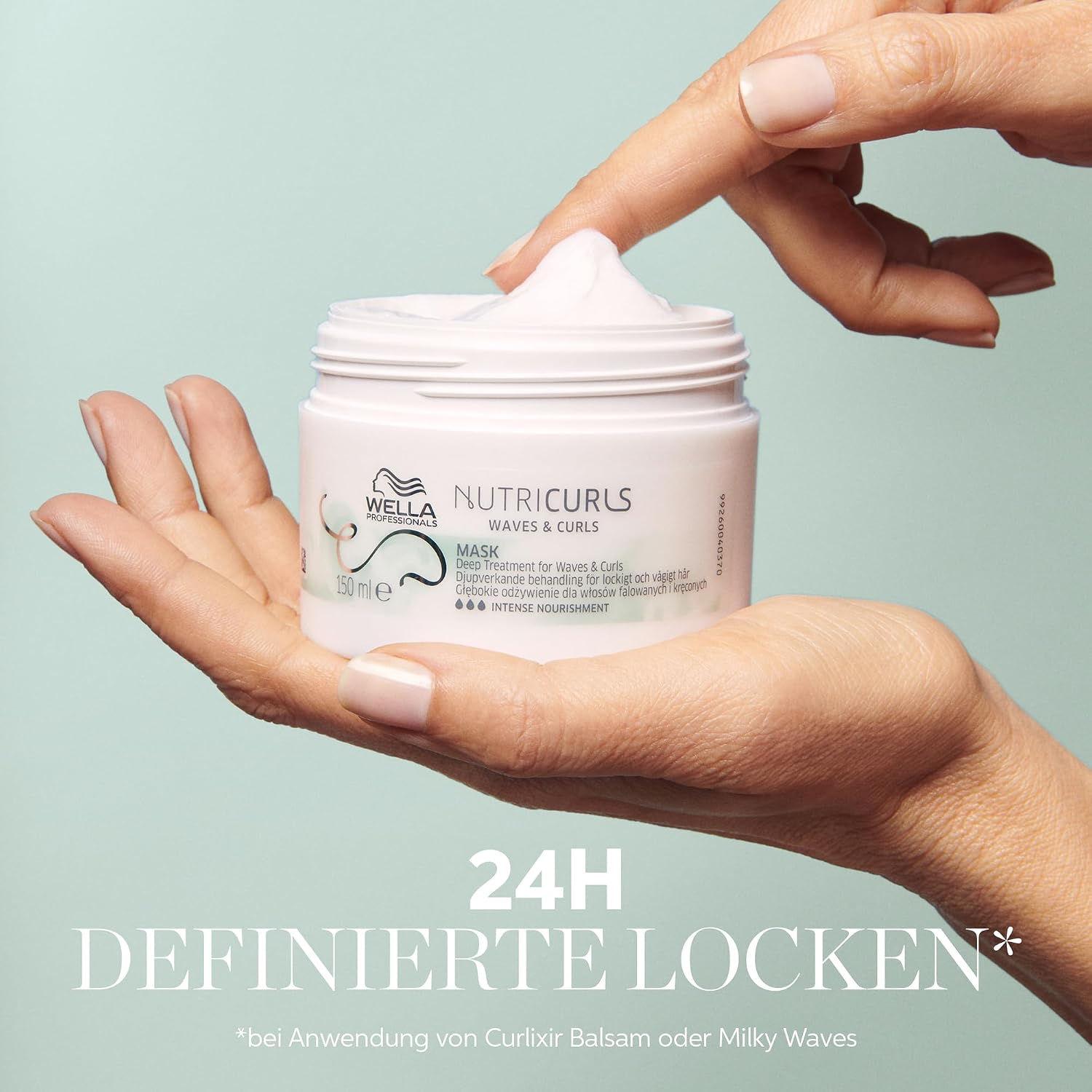 Detalle de Wella NUTRICURLS Haarmaske 150 ml