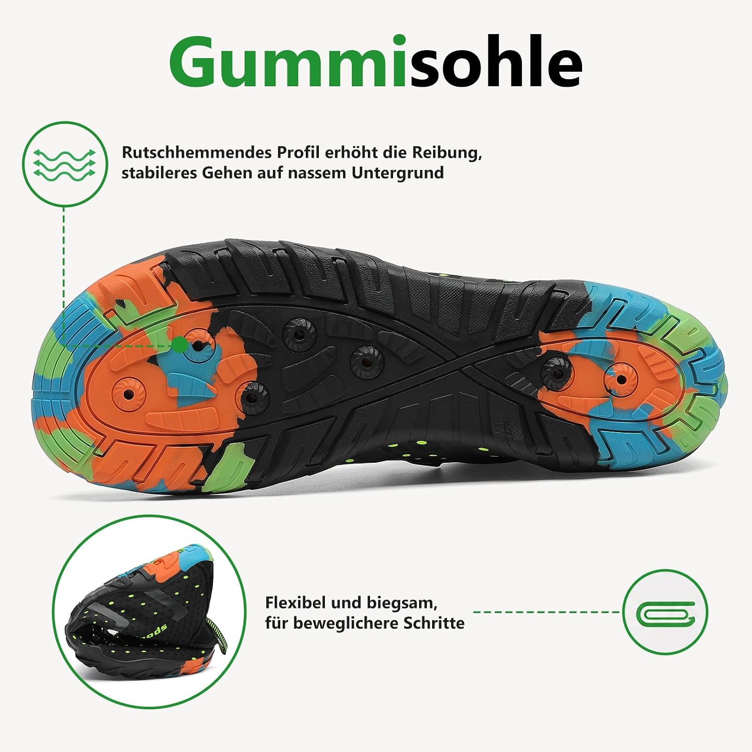 Thumbnail 5 de Saguaro Wasserschuhe für Herren – rutschfest, schnelltrocknend und vielseitig einsetzbar