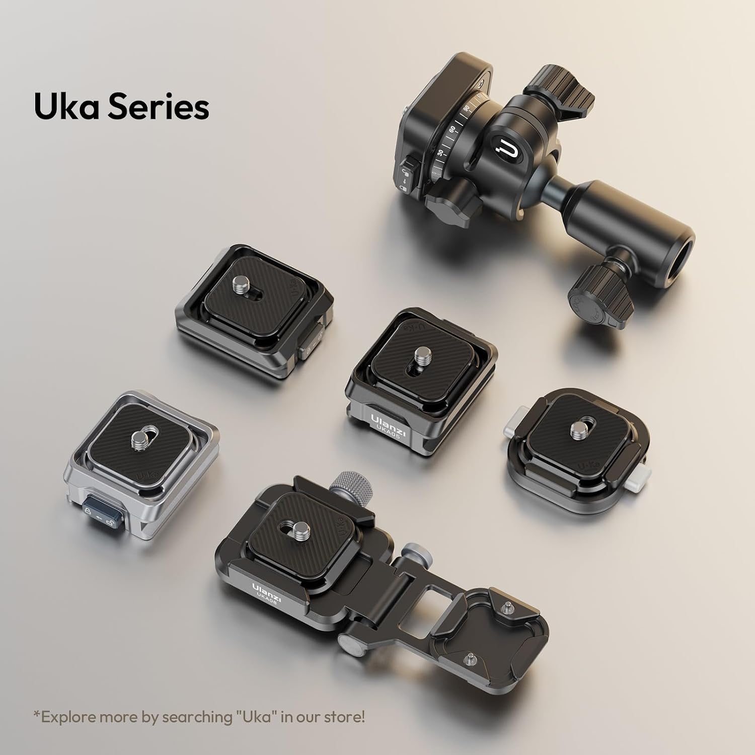 Detalle de ULANZI C061 Plateau de fixation rapide pour stabilisateurs DJI (RS2/RS3/RS3 Pro/RS4/RS4 Pro/RS 4 Mini) – charge max 6 kg