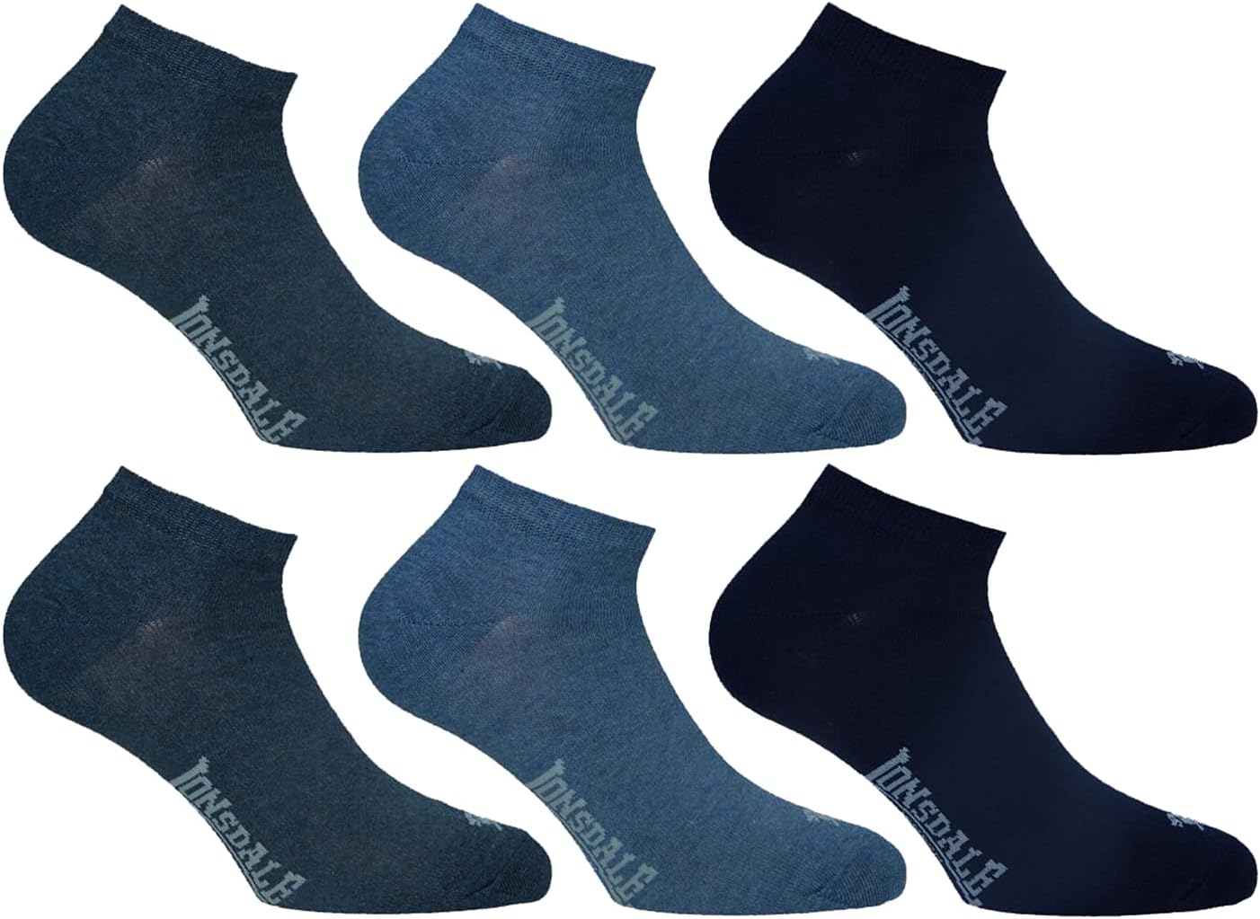 Thumbnail 4 de Lonsdale 6 Paia Calzini Corti Uomo Donna - Cotone Traspirante, Antiodore, Aderenza Ottimale