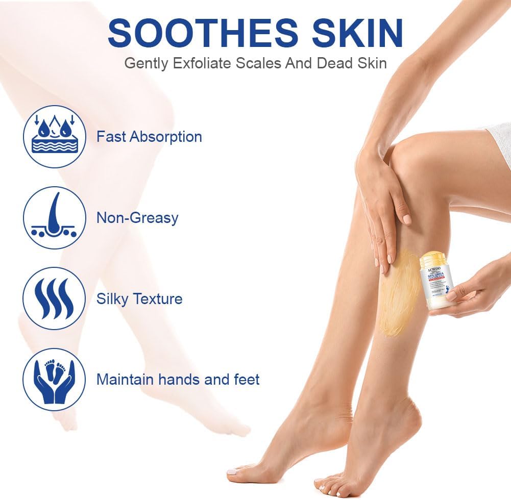 Thumbnail 6 de ACWOO Crème à l'urée 60% 40g pour pieds secs