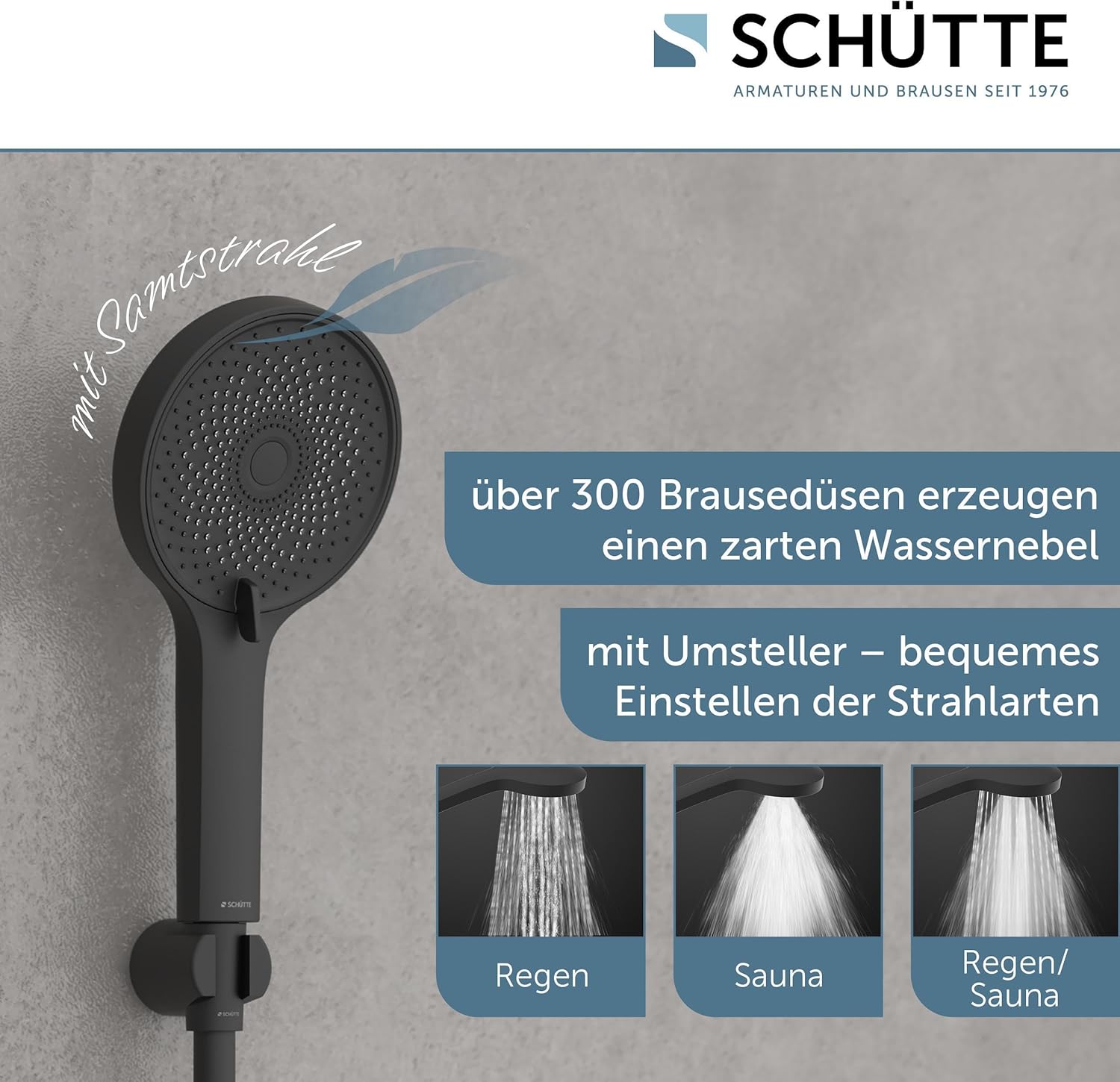 Thumbnail 2 de SCHÜTTE Doccetta SAMOA RAIN – Nebbia delicata e stile floreale per la tua doccia