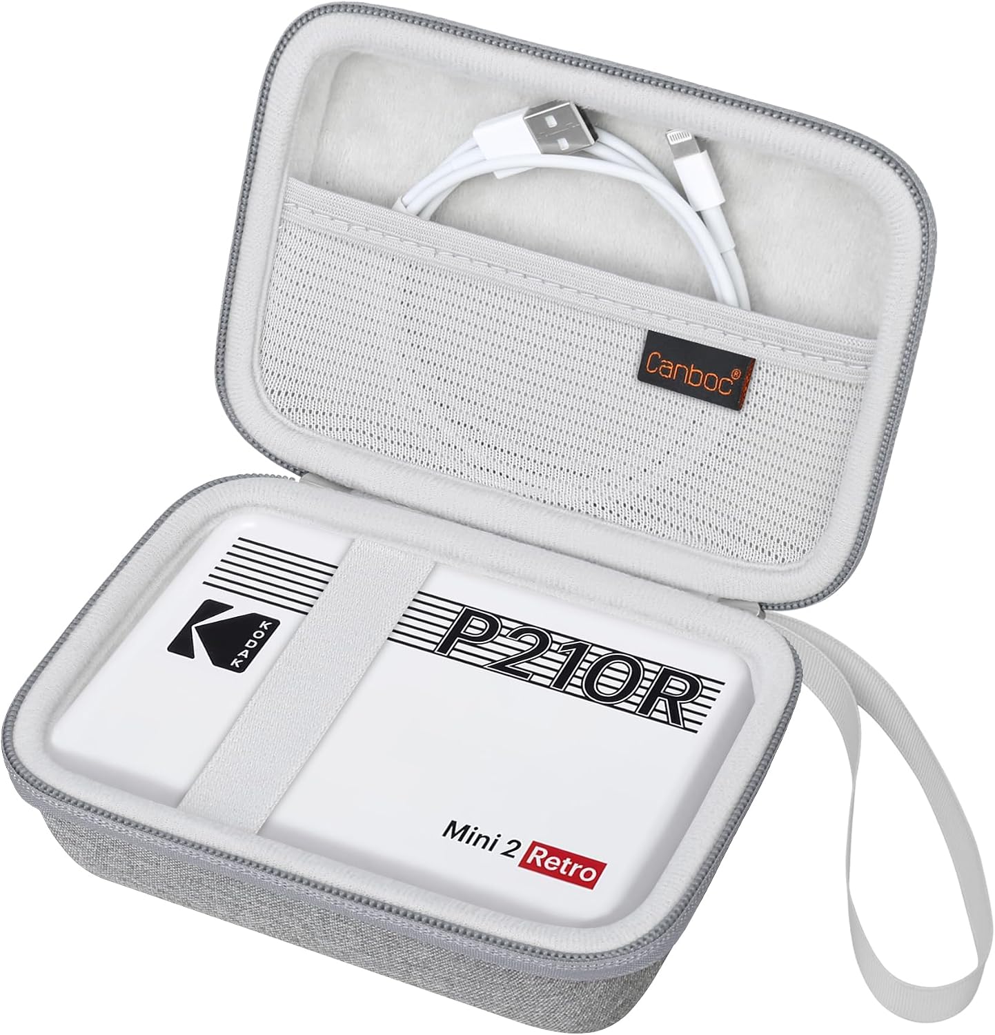 Detalle de Canboc instant photo printer carry case grey